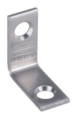 1" X 1/2" SS CORNER BRACE 2PK