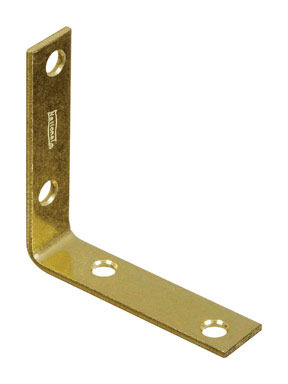 4PK 3x3/4 Brass Corner Iron