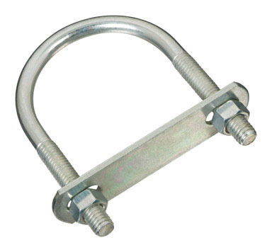 U BOLT 3/8" X 2 1/2" X 4" ZINC