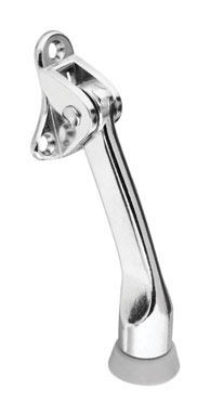 4" CHROME KICKDOWN DOOR STOP EA