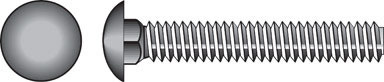 Hillman 5/16 in. P X 1 in. L Zinc-Plated Steel Carriage Bolt 100 pk