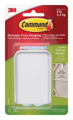 CANVAS HANGER JUMBO WHT