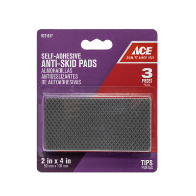 ACE Non-Skid Pads Black Rectangl