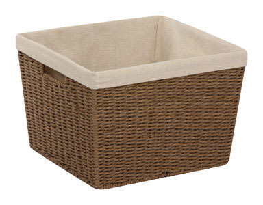 BASKET PRCHMNT BRN13X15"