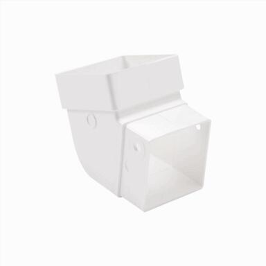 2" White Square Elbow