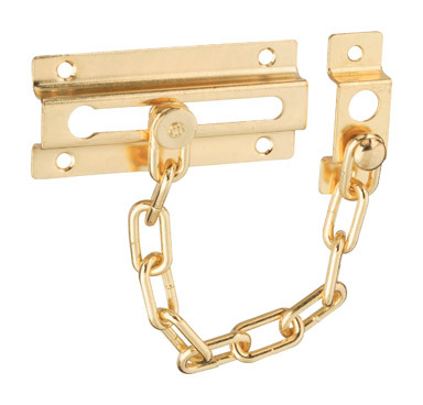 LOCK DOOR CHAIN BRS GR3