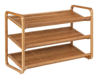 SHOE SHELF BAMBOO 3TIER