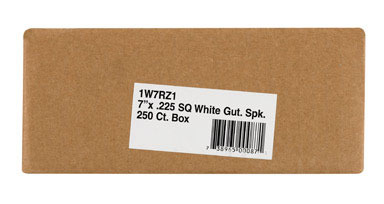 SPIKE GUTR SQ WHT7"BX250