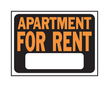 PLSTC SGN APART FOR RENT