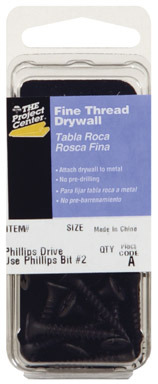 6 X 1-1/4 DRYWALL SCREWS FAS PK