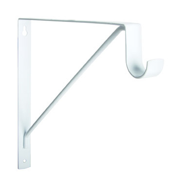 BRACKET SHLF/ROD 11" WHT