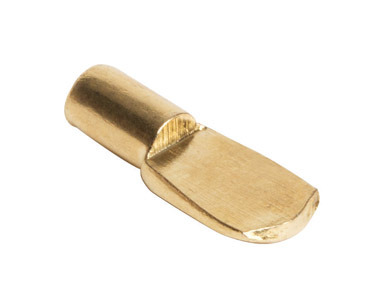 SHELF PIN 1/4" BRS PK/1