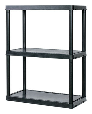 3 SHELF UNIT BLK 165 LBS