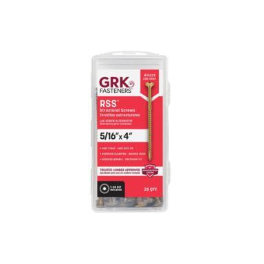 25PK 5/16x4" Structural Screws