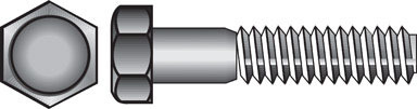 BOLT 1/2HEX3-1/2" SS