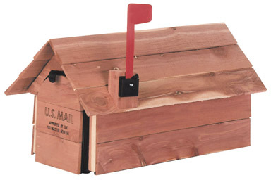 MAILBOX CEDAR CHALET SZ1