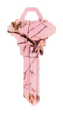 Hillman RealTree Pink House/Office Universal Key Blank Single