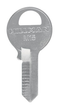 Hillman Traditional Key Padlock Key Blank M15 Single  For Master Locks