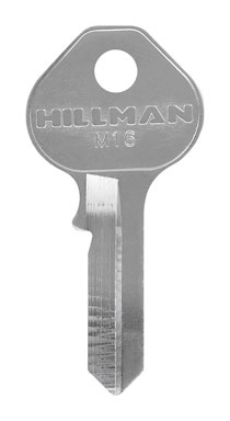 Hillman Traditional Key Padlock Key Blank M16 Single  For Master Locks