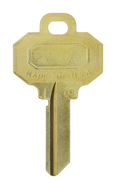 Hillman Traditional Key House/Office Key Blank BW2 Single  For Baldwin Locks