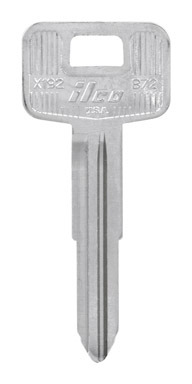 Hillman Automotive Key Blank B72 Double  For GM