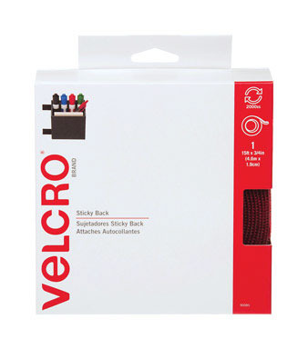 VELCRO TAPE 3/4X15' RED