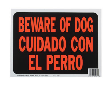 BEWARE DOG/CUIDADO PERR