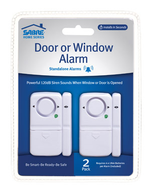 Sabre White Plastic Door or Window Alarm