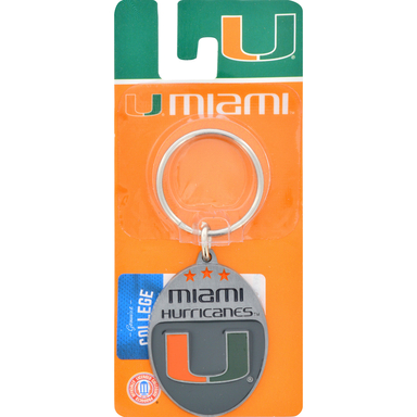 MIAMI HURRUCANE KEYCHAIN