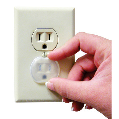Clear Outlet Cover Caps 12PK