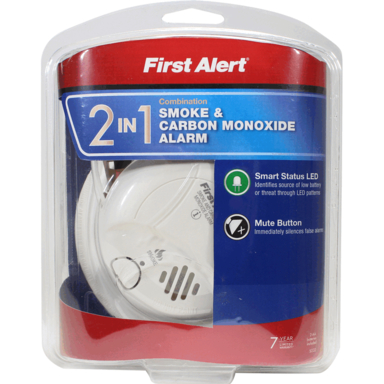 Battery Op Smoke Alarm W/co