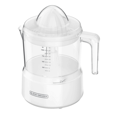 Juicer Plst Wht 7.25"
