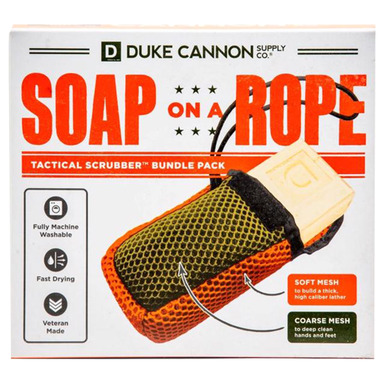 Soap on a Rope Bath Sponge Set