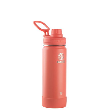 WATER BOTTLE CORAL 18OZ