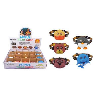 Assorted LED Head Lamp Animal