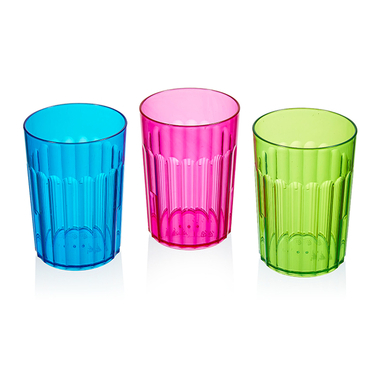 Tumblers Asstd Rainbow 10oz