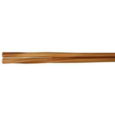 TWST CHPSTK BWN 9.5" 5PR