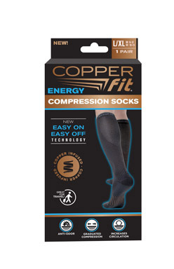 COMPRSN SOCKS L/XL 1PR