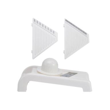 MANDOLN SLCER PLST/SS WH