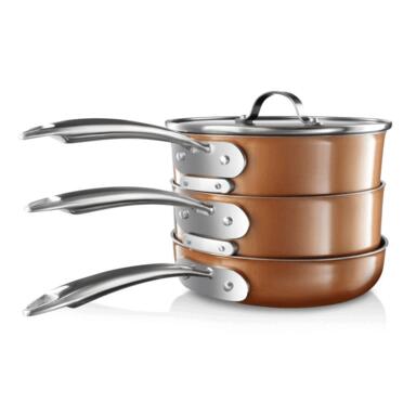 FRY PAN SET ALUMINUM 5PC