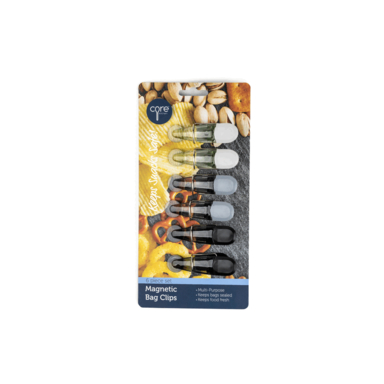 Ck Bag Clips Asstd Blk/gry 6pc
