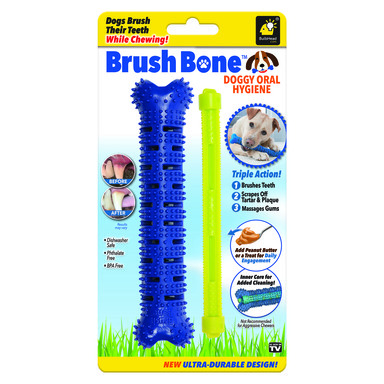 SELF TOOTH BRSH DOG RBBR