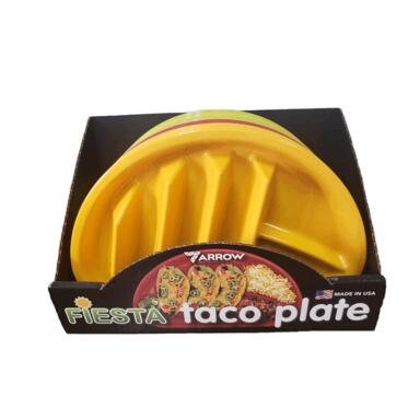 Arrow Fiesta Taco Plate Plastc