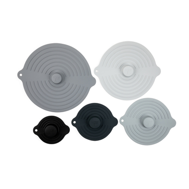 Core Kitchen 4.72 in. W X 5.96 in. L Assorted Silicone Suction Lid Set