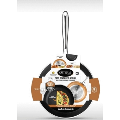 Fry Pan 12" Blk/org