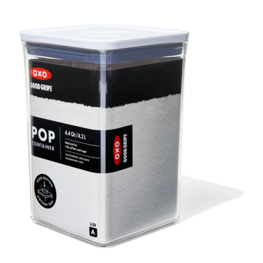 Oxo Pop Contanr Sqr Md 4.4qt