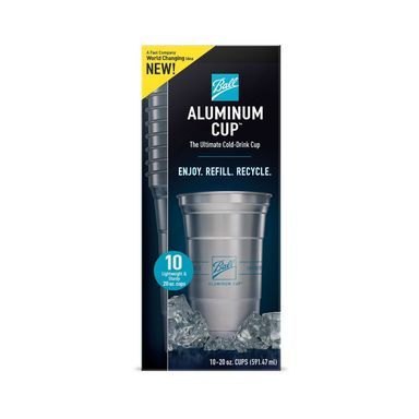 Ball Alumnum Cup 20oz 10pk