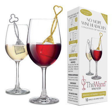 Wine Filter Gld/slv 10pk