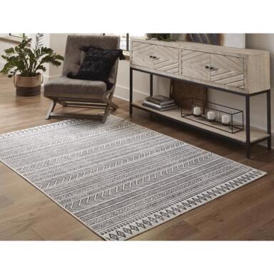RUG BRINOY BLK/WHT LARGE