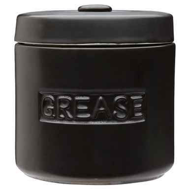 GREASE CONTAINR BLK 32OZ